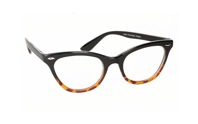 Cat eye bril zonder strekte