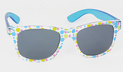 Gennemsigtig solbrille til bÃ¸rn med prikker - Design nr. 3100