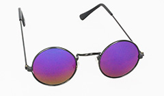 BÃ¸rnesolbrille i sort metal stel - Design nr. 3107