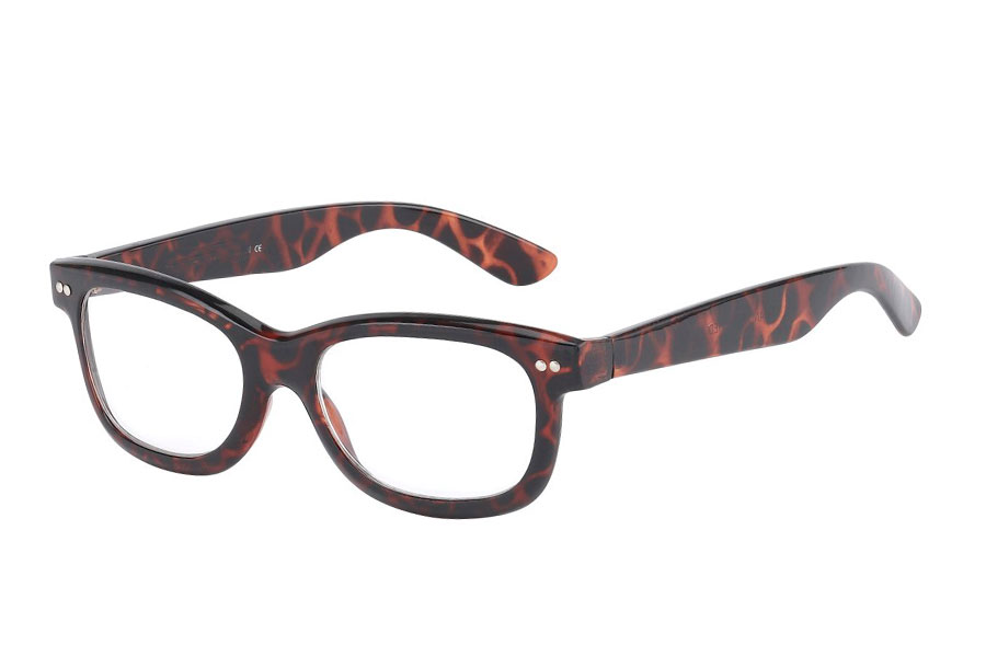 Bruine wayfarer bril  - Design nr. 598